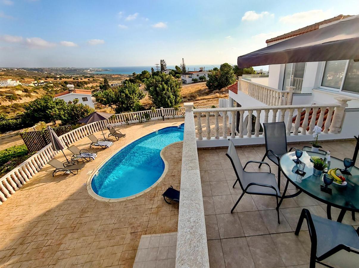 Katya-Sofia Villa - Tranquility With Sea View Peyia Dış mekan fotoğraf