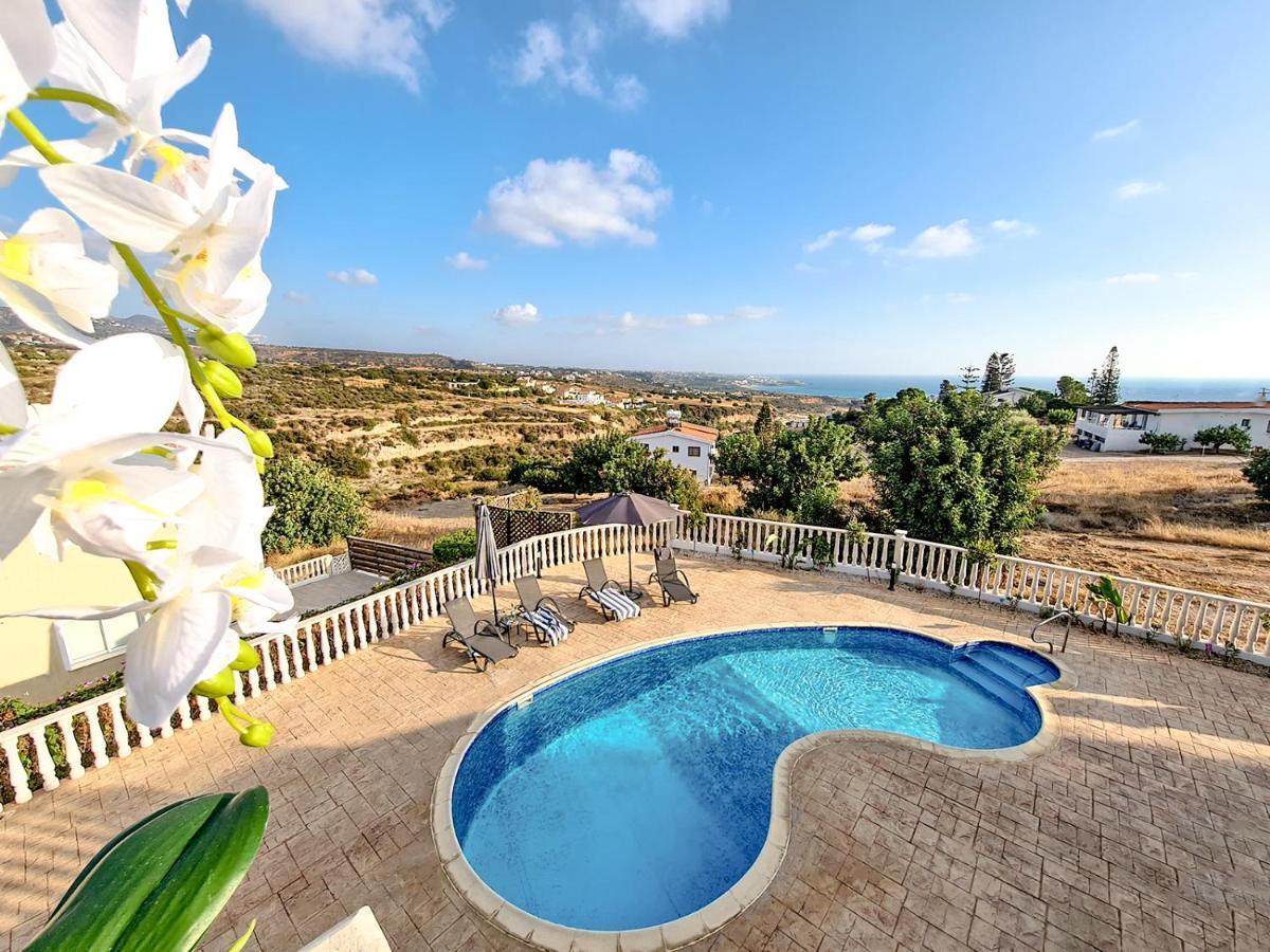 Katya-Sofia Villa - Tranquility With Sea View Peyia Dış mekan fotoğraf