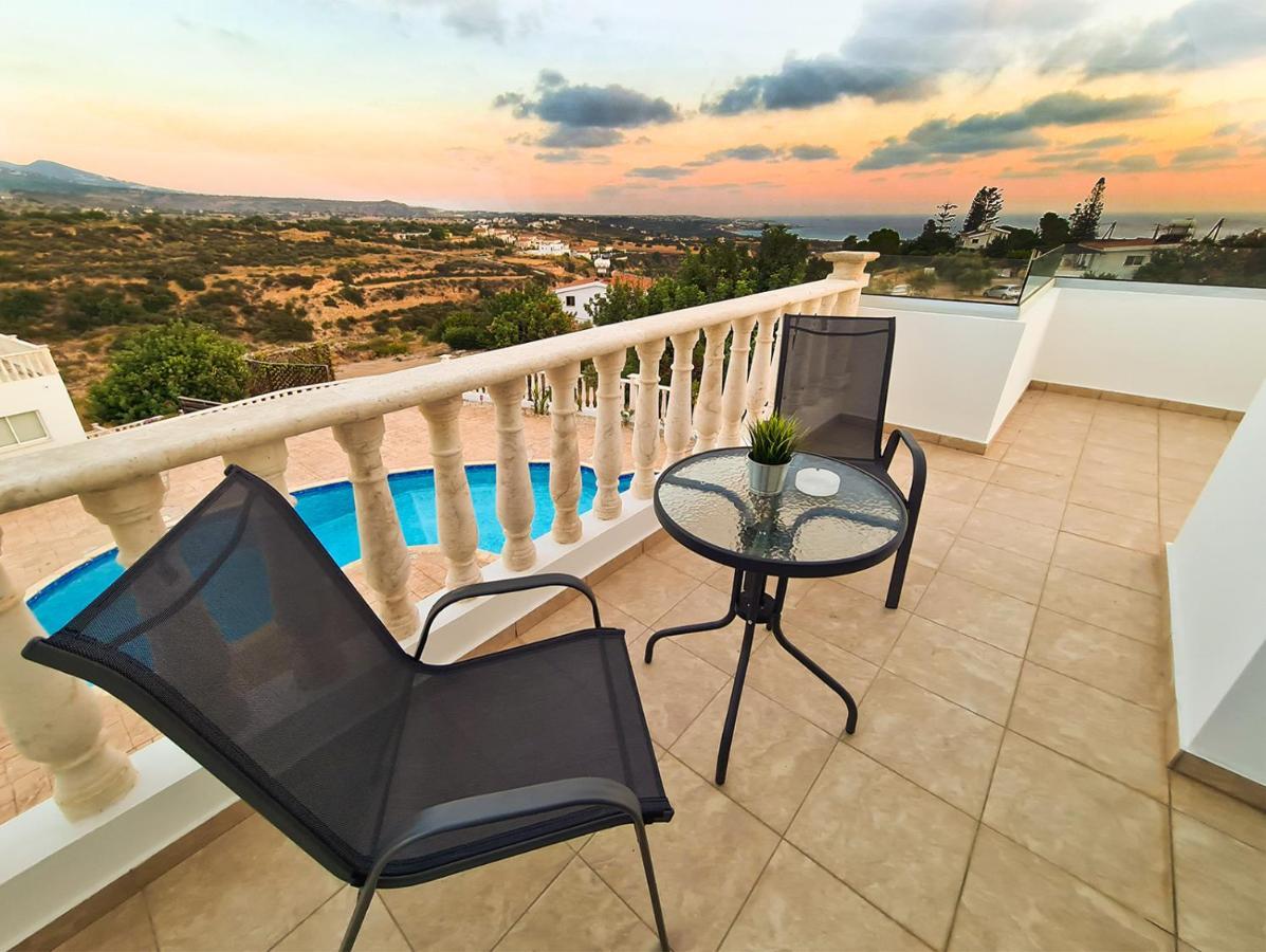 Katya-Sofia Villa - Tranquility With Sea View Peyia Dış mekan fotoğraf